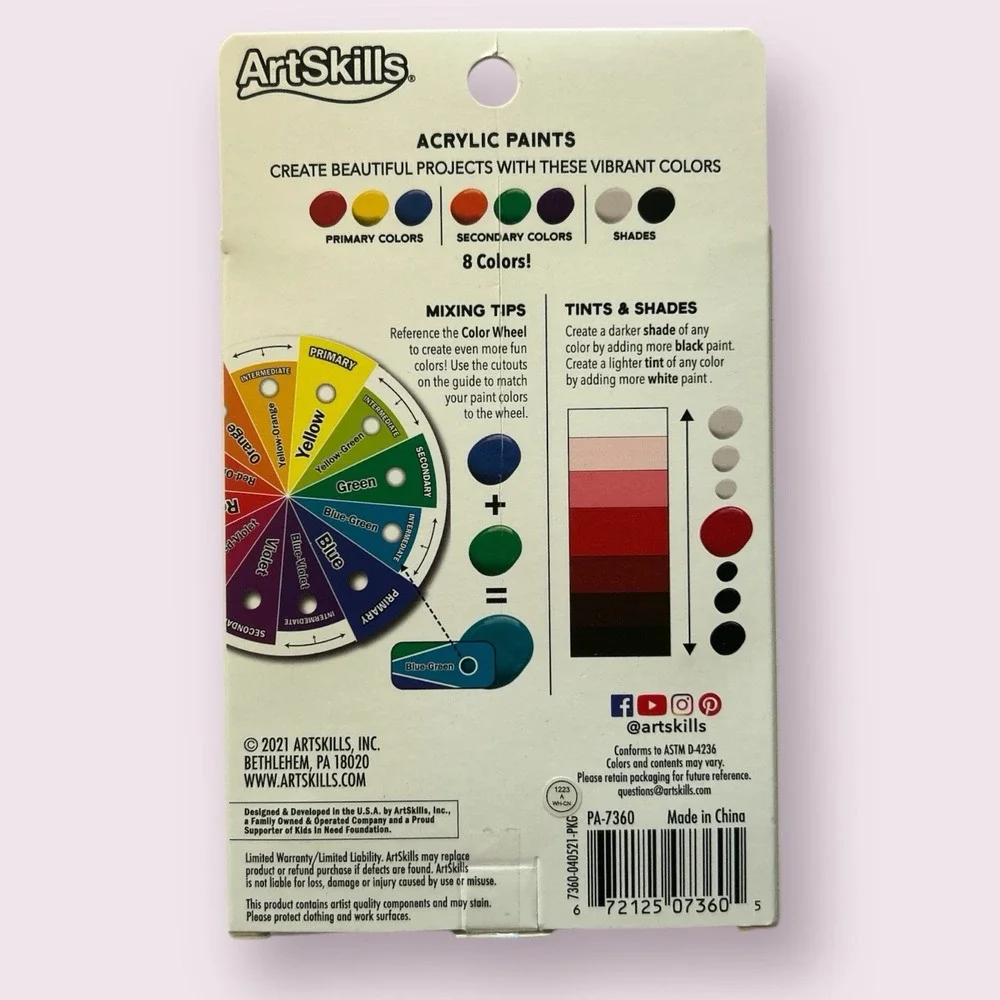 Artskills, Premium Acrylic Paint Set, 8‎ Count